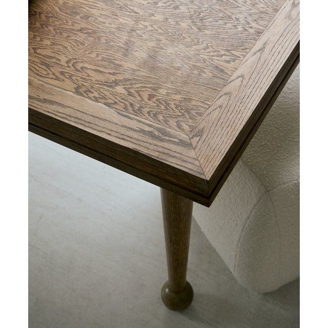 Vintage Solid Oak Table For Sale In New York - Image 6 of 18