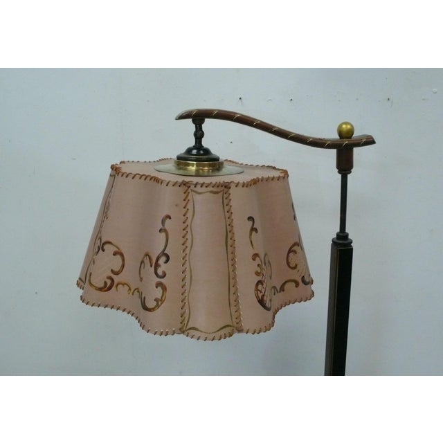 German Floor Lamp with Reading Table, 1930s For Sale - Image 6 of 12