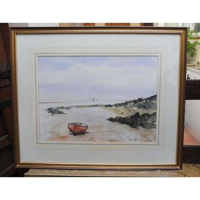 Roger Dellar ROI, East Coast Seascape, Watercolour, circa 1980s–1990s Material: Watercolour on paper A superb East Coast...