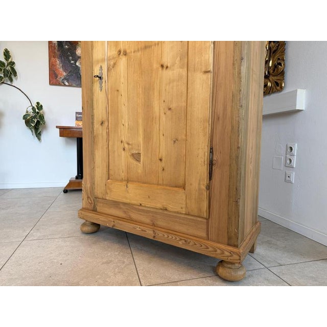 Brown Biedermeier Farmhouse Cabinet in Wood For Sale - Image 8 of 15