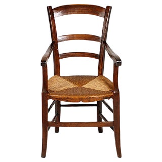 18th Century Rustic Armchair For Sale