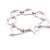 Tiffany and Co. Tiffany & Co. Sterling Silver Elsa Peretti Six Heart Bracelet 54g For Sale - Image 4 of 6