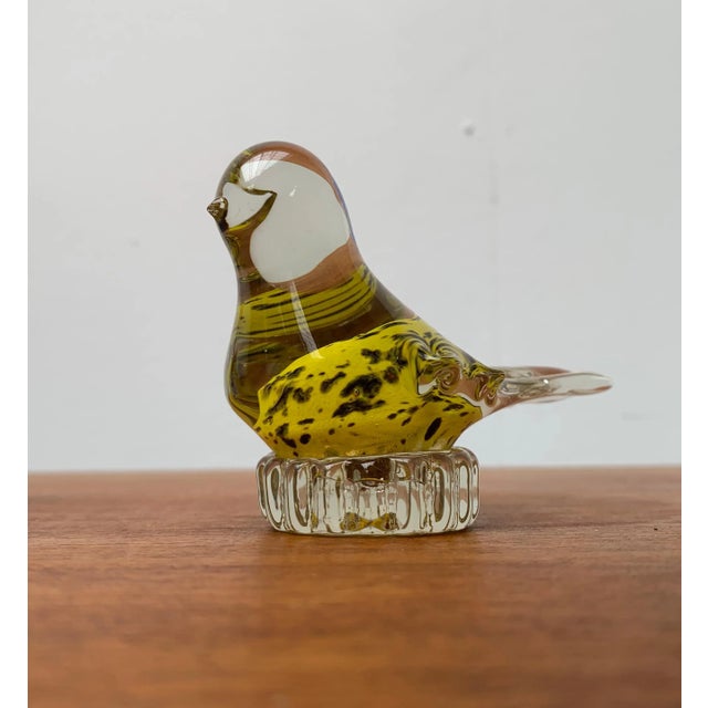 Vintage Glass Bird Sculptures, Set of 2 For Sale - Image 3 of 18