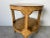Mid-Century Modern Vintage Maitland-Smith Faux Ostrich Leather Round Two-Tier End Table/ Sold For Sale - Image 3 of 12