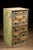 Rustic Early Pine Dresser with Distressed Paint For Sale - Image 3 of 10