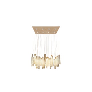 New Pipe Murano Glass Ceiling Lamp from VGnewtrend For Sale