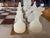 Vintage Mexican Banded Onyx & White Calcite Hand-Carved Chess Set, 1960s–70s For Sale - Image 10 of 18