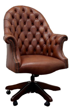 Classic English Chesterfield Director Chair