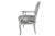 Aqua Early 20th Century Sheraron Style Arm Chair For Sale - Image 8 of 9