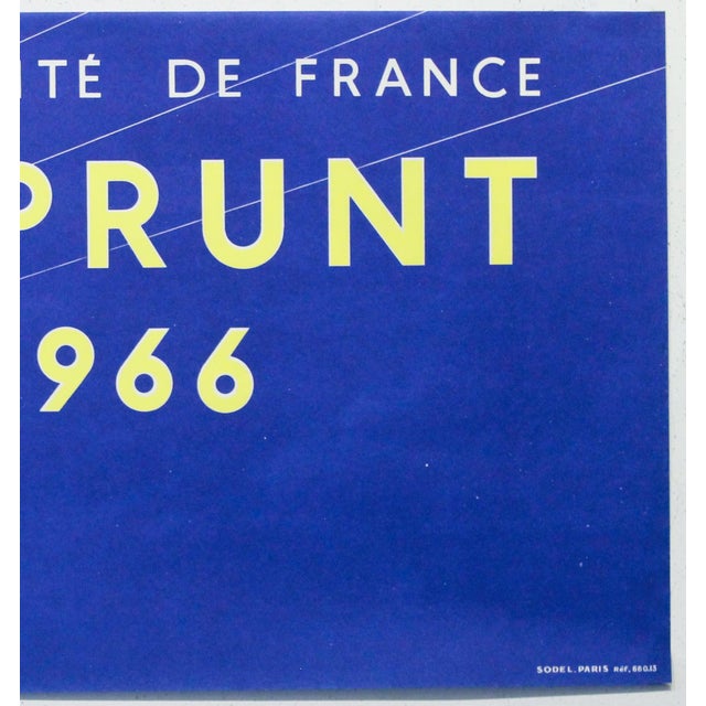 Date: 1966 Size: 23.5 x 12 inches Artist: Bernard Villemot + Mario Tauzin A lovely mid-century poster designed to raise...