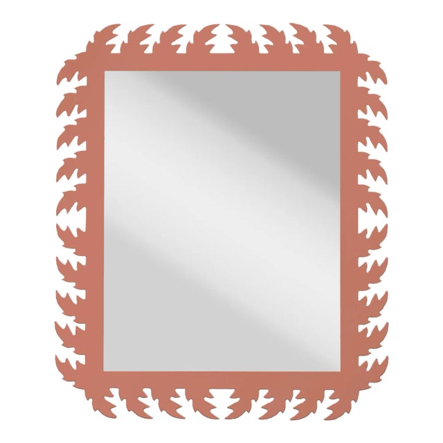 Fleur Home Audubon Rectangle Mirror in Red Earth, 33x43 For Sale