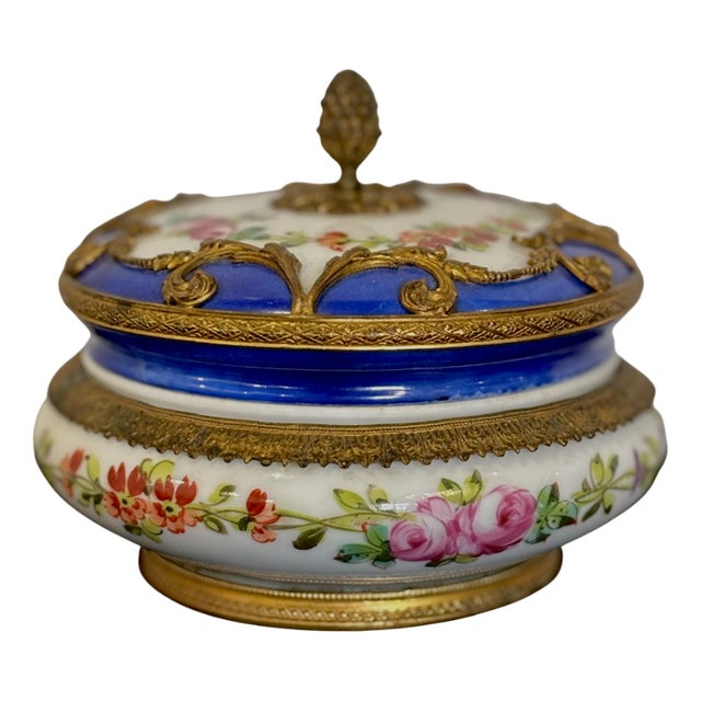 Lidded Pot from Sèvres, 1950s For Sale