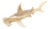 Land Meets Sea: Hand-Carved Moose Antler Hammerhead Shark For Sale