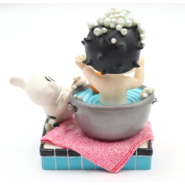 Mid 20th Century Baby Boop "Bubble Trouble" Resin Collector Figurine For Sale - Image 5 of 6