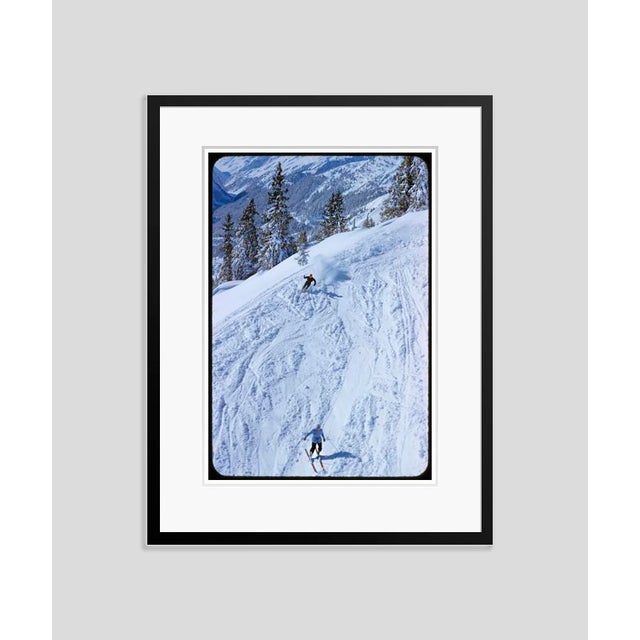 Modern Skiers on the Piste 1955 by Toni Frissell Framed C Print For Sale - Image 3 of 3