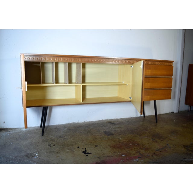 Vintage Sideboard in Walnut, 1960s For Sale - Image 6 of 11