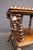 Merklin Brothers Attributed Barley Twist Quarter Sawn Oak Side Table With Lion Mask Mounts For Sale In Philadelphia - Image 6 of 13