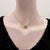 Metal 1950s French 18k Gold Mid-Century Flower Pendant Necklace With Diamonds For Sale - Image 7 of 10