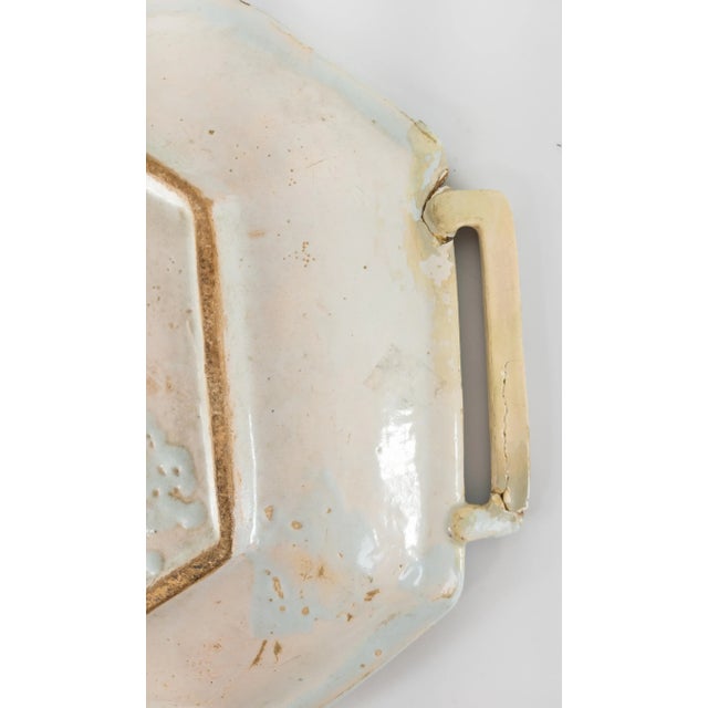 18th Century French Cashmire Palette Faience Platter For Sale - Image 12 of 13