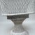 White Vintage Spun Fiberglass Patio Chair Attributed to Russell Woodard For Sale - Image 8 of 8