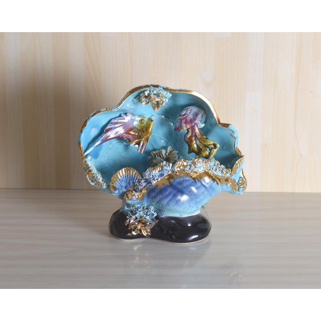 Vintage Kitsch Ceramic Lamp from Vallauris, France, 1960s For Sale - Image 11 of 11
