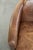 Animal Skin Cognac-Colored Cowhide Aviator Armchair For Sale - Image 7 of 13