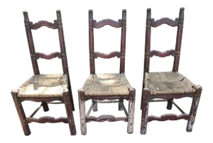 Early 19th Century Portuguese Side Chairs - Set of 3