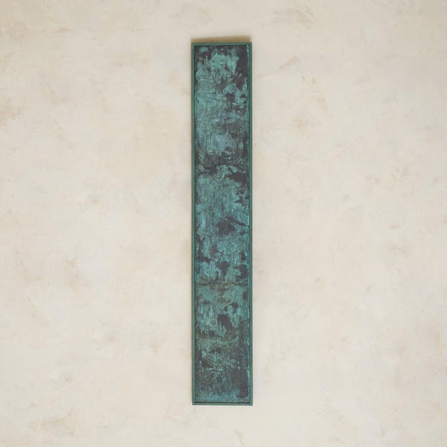 1970s French Verdigris Bas-Relief Panel, 1970s For Sale - Image 5 of 11