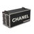 Contemporary 18A Black Lucite Paris Hamburg Minaudiere Shipping Container Clutch For Sale - Image 3 of 9