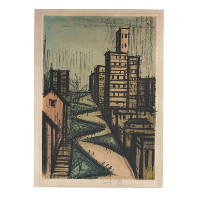 Bernard Buffet, San Francisco, Lombard Street, 1966, Lithograph For Sale