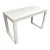 Contemporary White Parsons-Style Writing Desk For Sale