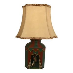 Early 20th Century Trompe l'Oeil Table Lamp