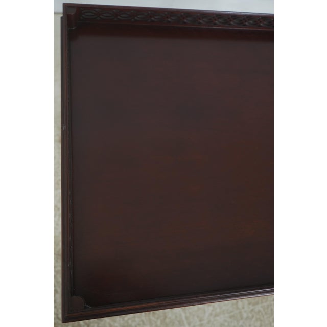 Baker Colonial Williamsburg Byrd Mahogany Tea Table For Sale In Philadelphia - Image 6 of 13