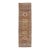 Antique Heriz Runner Rug With Distressed Terracotta and Sage Patina 3x10 For Sale