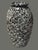 Mid-Century Modern Vintage Art Deco Style Speckled Ceramic Black & White Vase For Sale - Image 3 of 11
