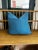 Pair of Momoa Night Blue Pillows With Feather Inserts For Sale - Image 4 of 9