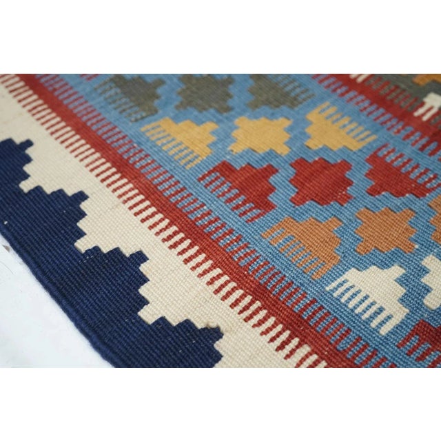 19th Century Vintage Kilim Rug 3'10'' X 5'6'' For Sale - Image 5 of 10