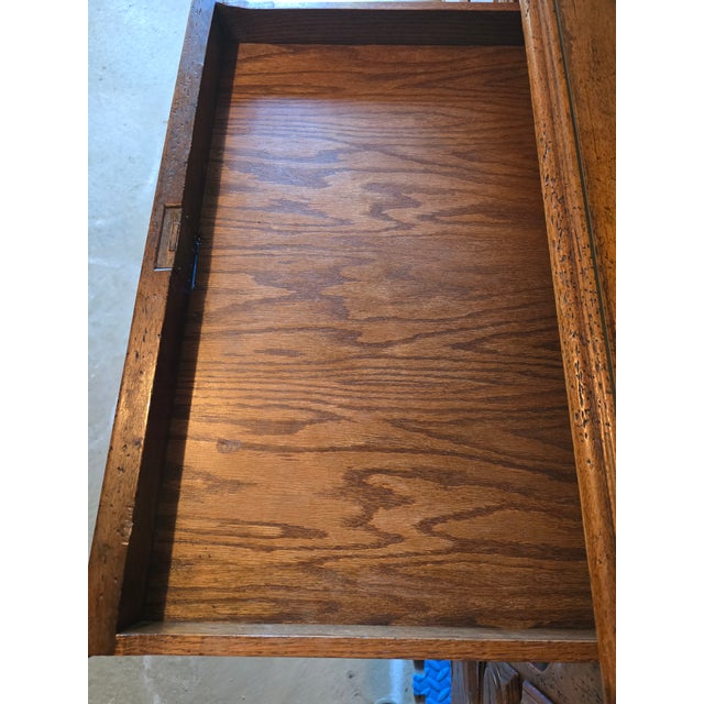 Custom Don Ruseau Executive Desk With Hidden Compartments, Original Documentation & Keys, 1988 For Sale In New York - Image 6 of 6
