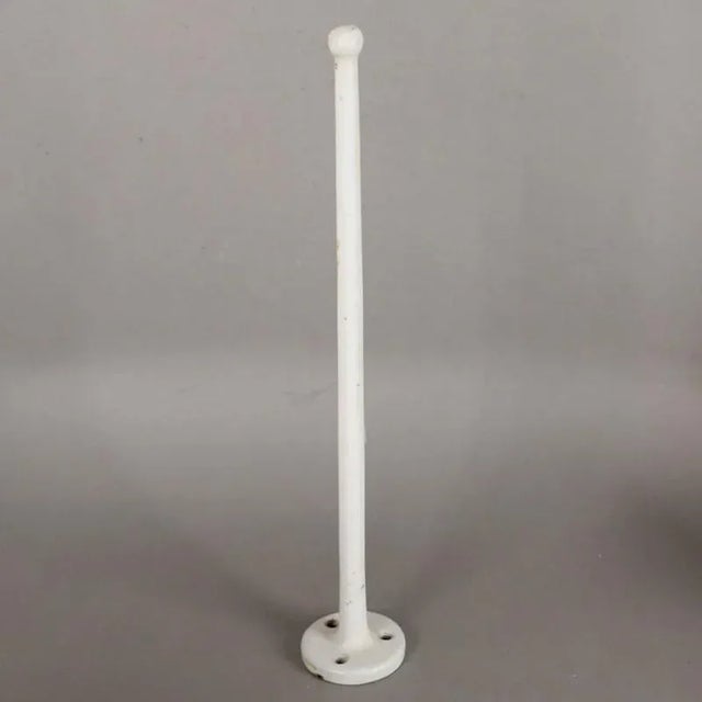 Paint Art Deco Enamelled Towel Rack For Sale - Image 7 of 8