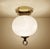 Mid-Century Modern Vintage Glass Ceiling Light from Limburg For Sale - Image 3 of 12