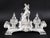 Metal Antique Victorian Egyptian Revival Inkstand, 1890s For Sale - Image 7 of 18