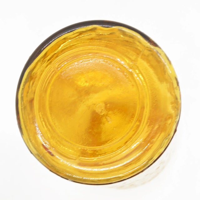 1970s Honey Glass Vase, Hirschberg, Germany For Sale - Image 6 of 7