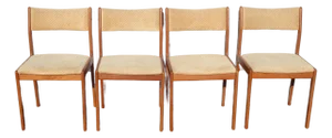 Set of Four Mid Century Modern D-Scan Style Dining Room Chairs
