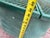 Vintage Green Metal Mesh Outdoor Patio Table For Sale - Image 9 of 9