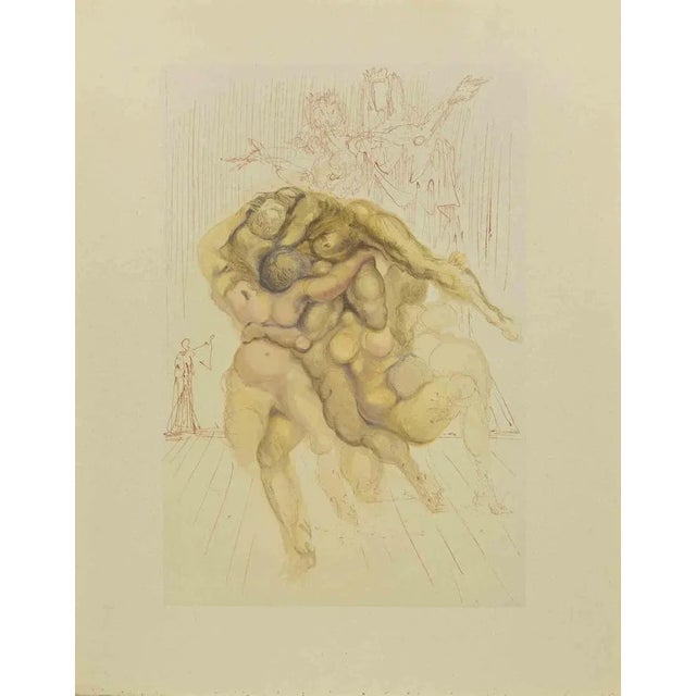 Salvador Dalí, The Angry Ones, Woodcut, 1963 For Sale - Image 4 of 4