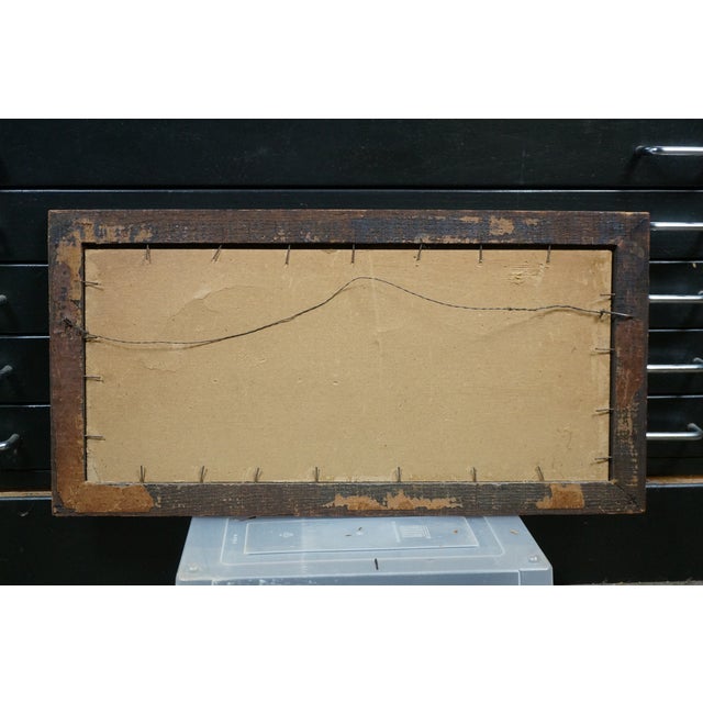 Antique John Hill Millspaugh Farm Farmhouse Panoramic Landscape Etching 21" For Sale - Image 10 of 10