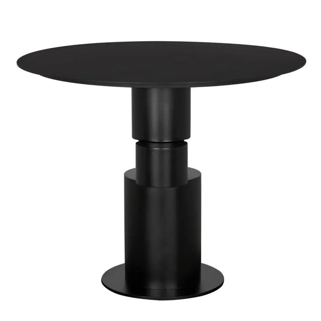 Noir Nola Metal Table For Sale - Image 4 of 6