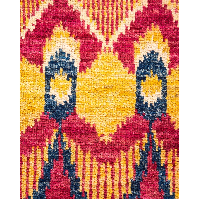 Traditional Modern, One-of-a-Kind Hand-Knotted Area Rug - Red , 6' 0" x 9' 4" For Sale - Image 3 of 8