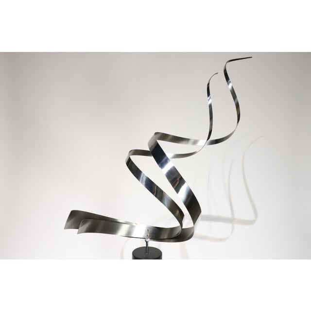 Large Curtis Jere Swirl Floor Sculpture For Sale - Image 12 of 18
