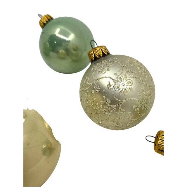 Vintage Holiday Glass Ornaments Made in Germany - Set of 11 For Sale - Image 9 of 11